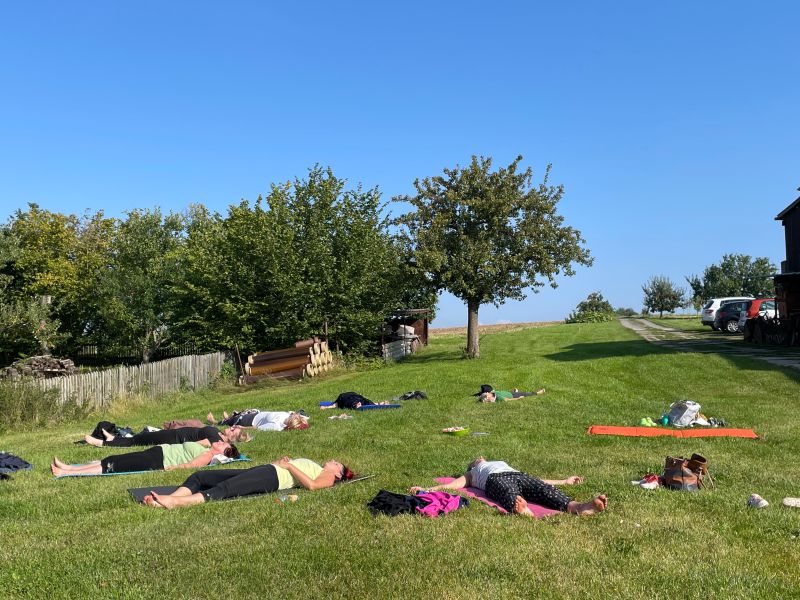 Yoga im Sommer